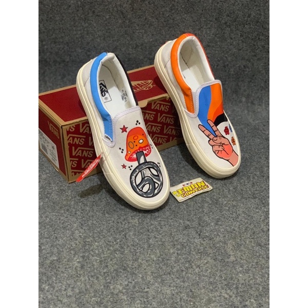 Sepatu V4NSS Slip On HippiE Vasily Kandinsky Exclusive Release Premium BNIB Made In China