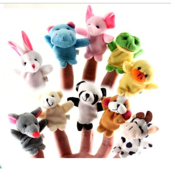 ( 1 set 10 pcs) Boneka jari binatang import