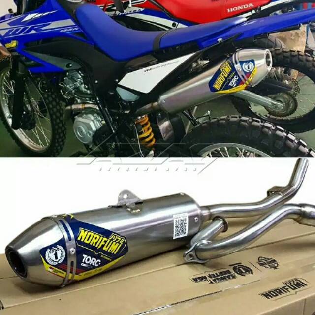 Knalpot racing motor yamaha wr 155R merk norifumi Torc 100% Original