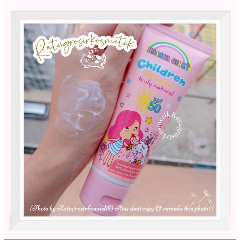 [ECER] SUNSCREEN / SUNBLOCK HASAYA GIRL CHILDREN SPF50 NO.JH3751