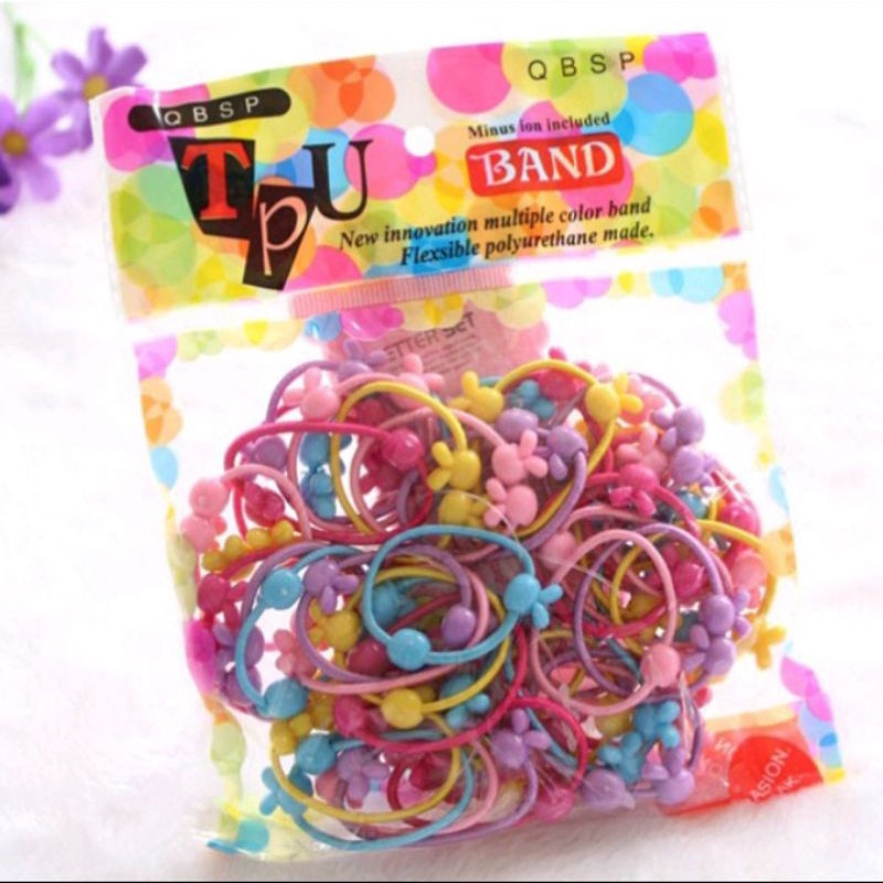 Ikat rambut anak lucu 25psc