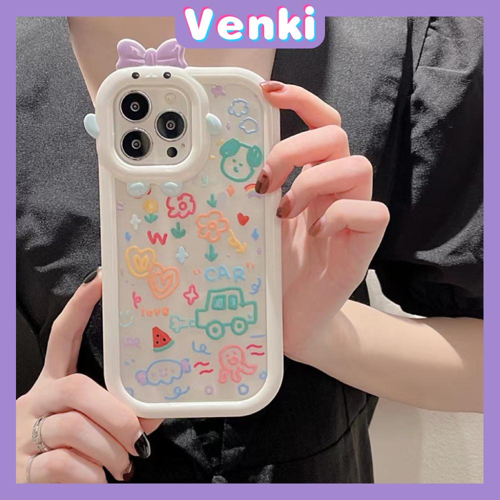 iPhone Case Silicone Soft Case Clear Case Airbag Shockproof Protection Camera Shiny Feel Line Cartoon Cute Compatible For iPhone 11 Pro Max 13 Pro Max 12 Pro Max 7Plus xr XS Max