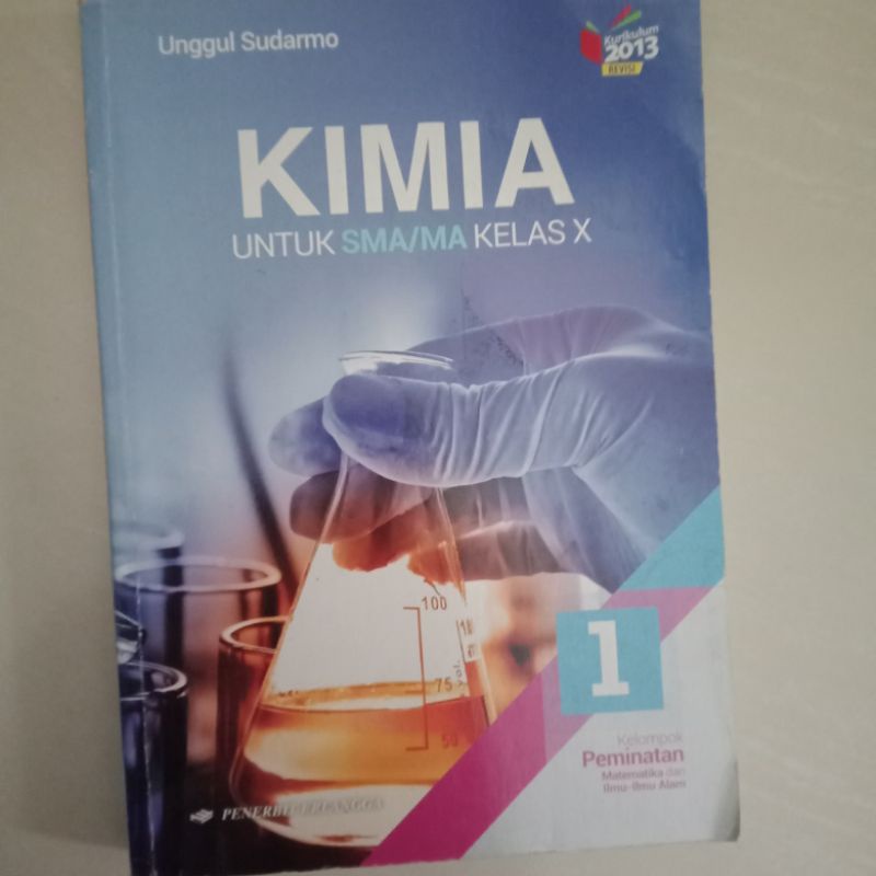 Buku Paket Kimia SMA/MA Kelas X/10 K13 Edisi Revisi