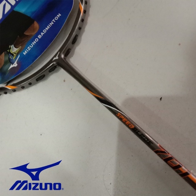 Raket Badminton Mizuno Speedblade 701 Black Gold +Tas Original