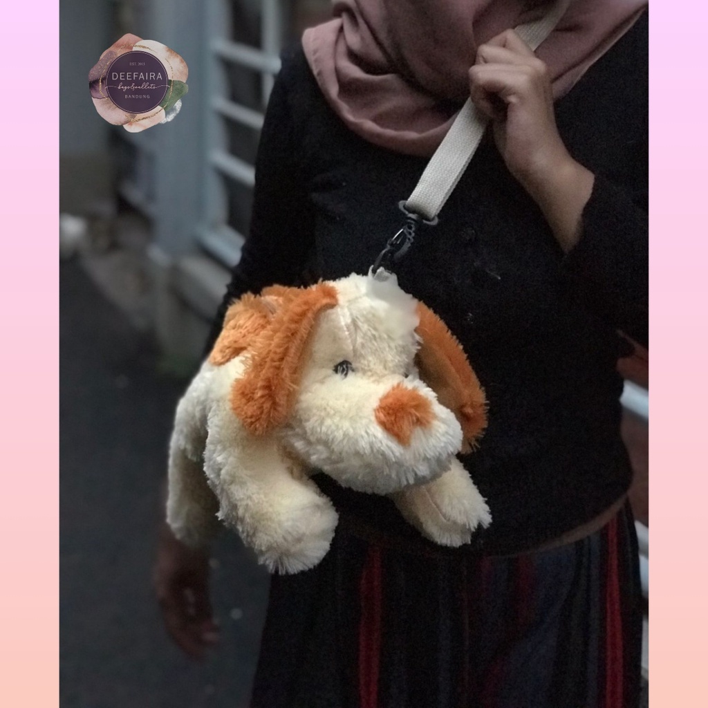 Tas Boneka Lucu Untuk Anak Perempuan Model D0gg Dengan Bahan Lucu Dan Lembut