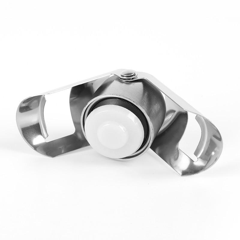 Stopper Botol Red Wine Champagne Bahan Stainless Steel Untuk Pesta Pernikahan