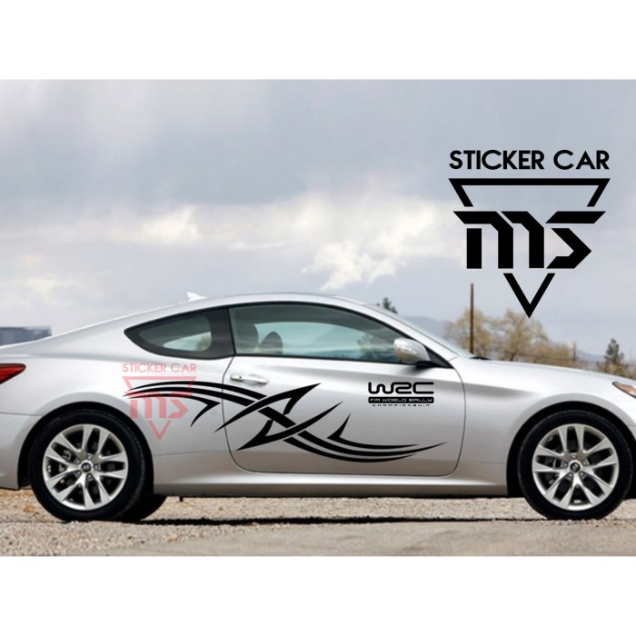 sticker stiker mobil sedan universal car decal striping body Keren
