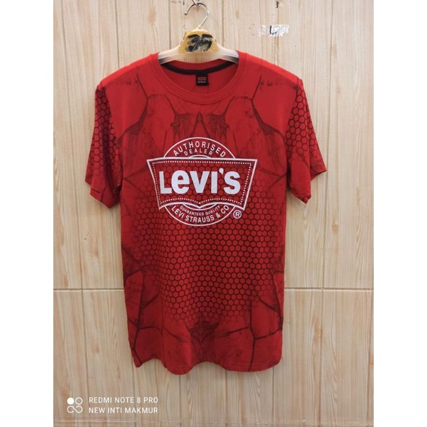 KAOS DISTRO MURAH PRIA WANITA size L MERAH/RED READY!!