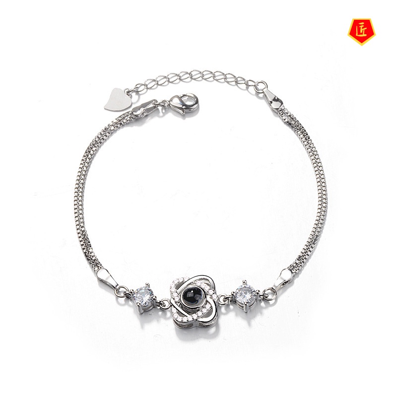 [Ready Stock]Women's Creative 925 Silver Bracelet