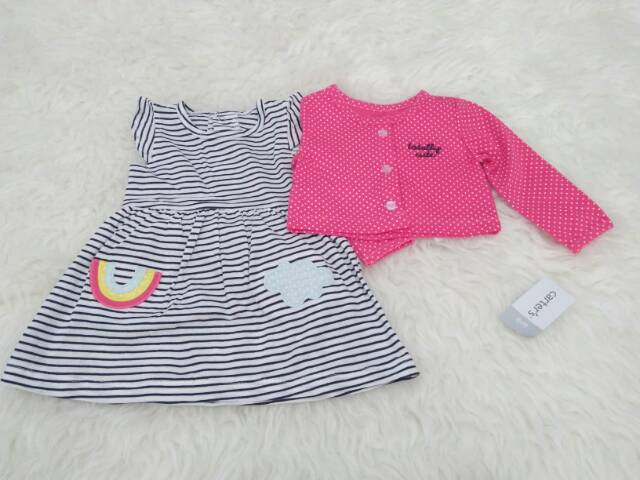set Cardigan bayi Catell love/ dress cardigan bayi/ Cardigan bayi