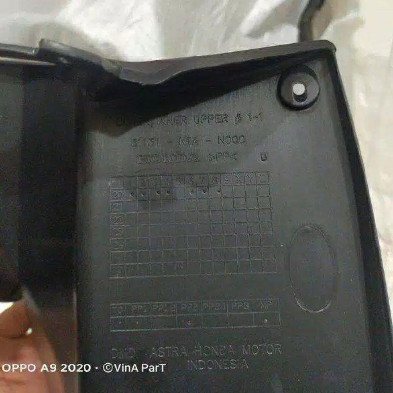 cover inner upper kap dek kontak atas beat iss street new led non charger K1A original Non Charger