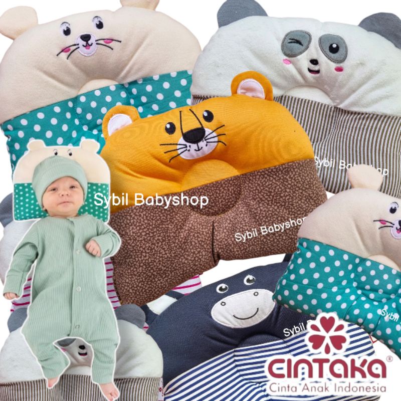 Bantal Peang Bayi Karakter Lucu Cintaka