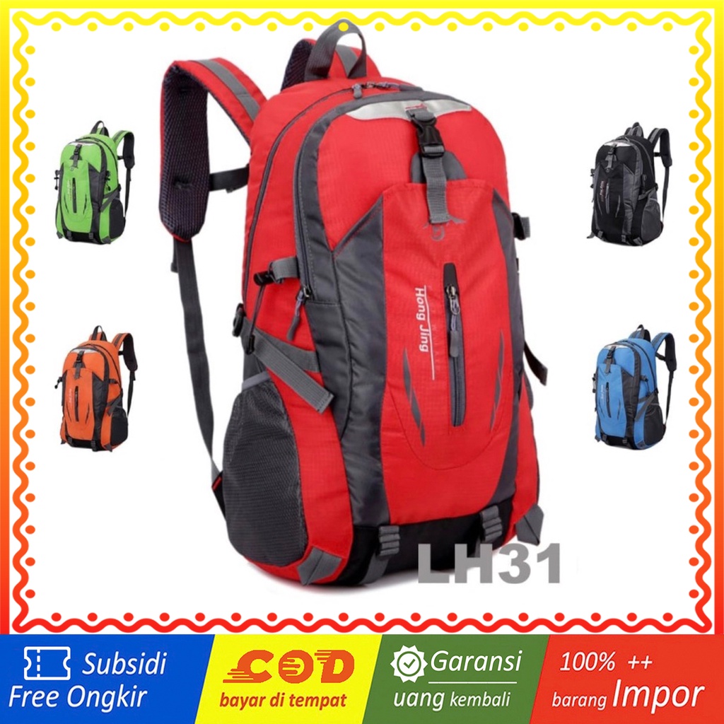 LH31 Tas Ransel Pria Backpack Tas Kuliah Tas Punggung Outdoor TKM