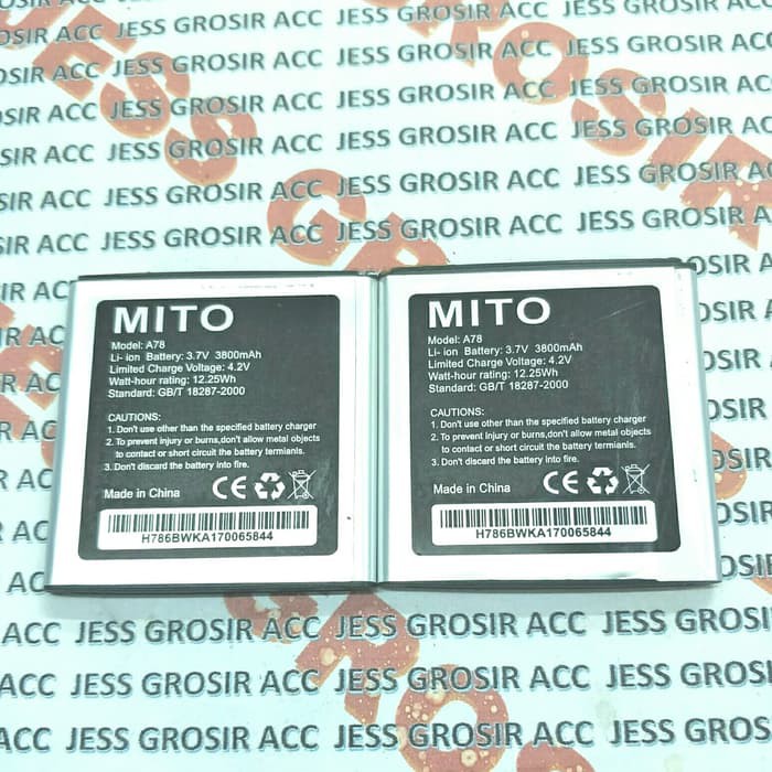 Baterai Battery Original MITO A78 / IMO S78 , BA-00034 , BA00034