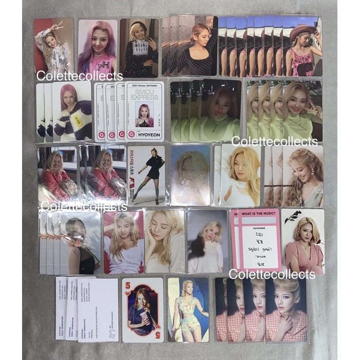 Photocard SNSD Hyoyeon Original