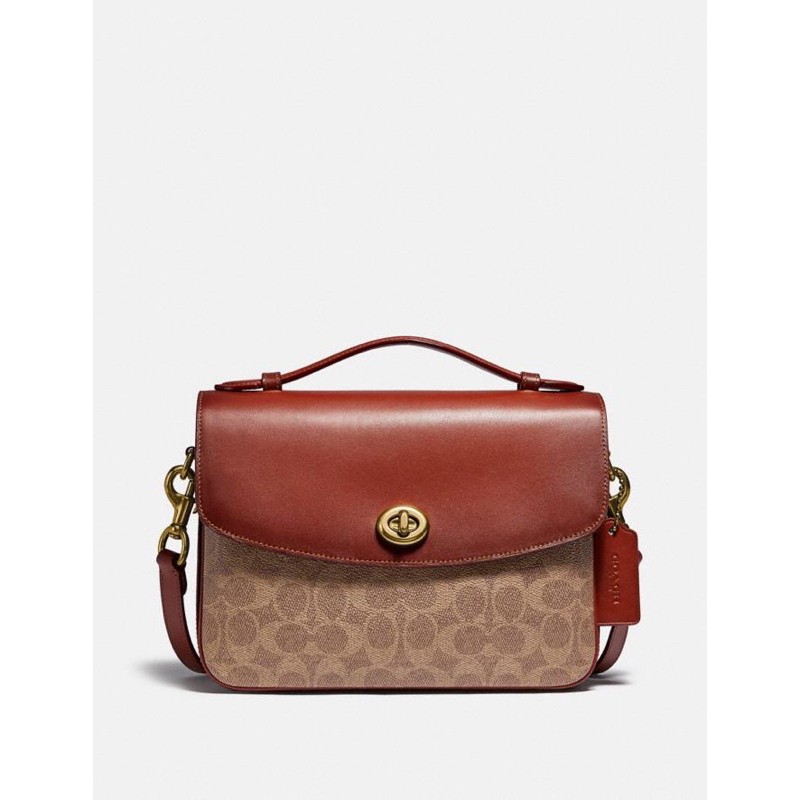 Coach Cassie Signature Tan Rust ORIGINAL STORE