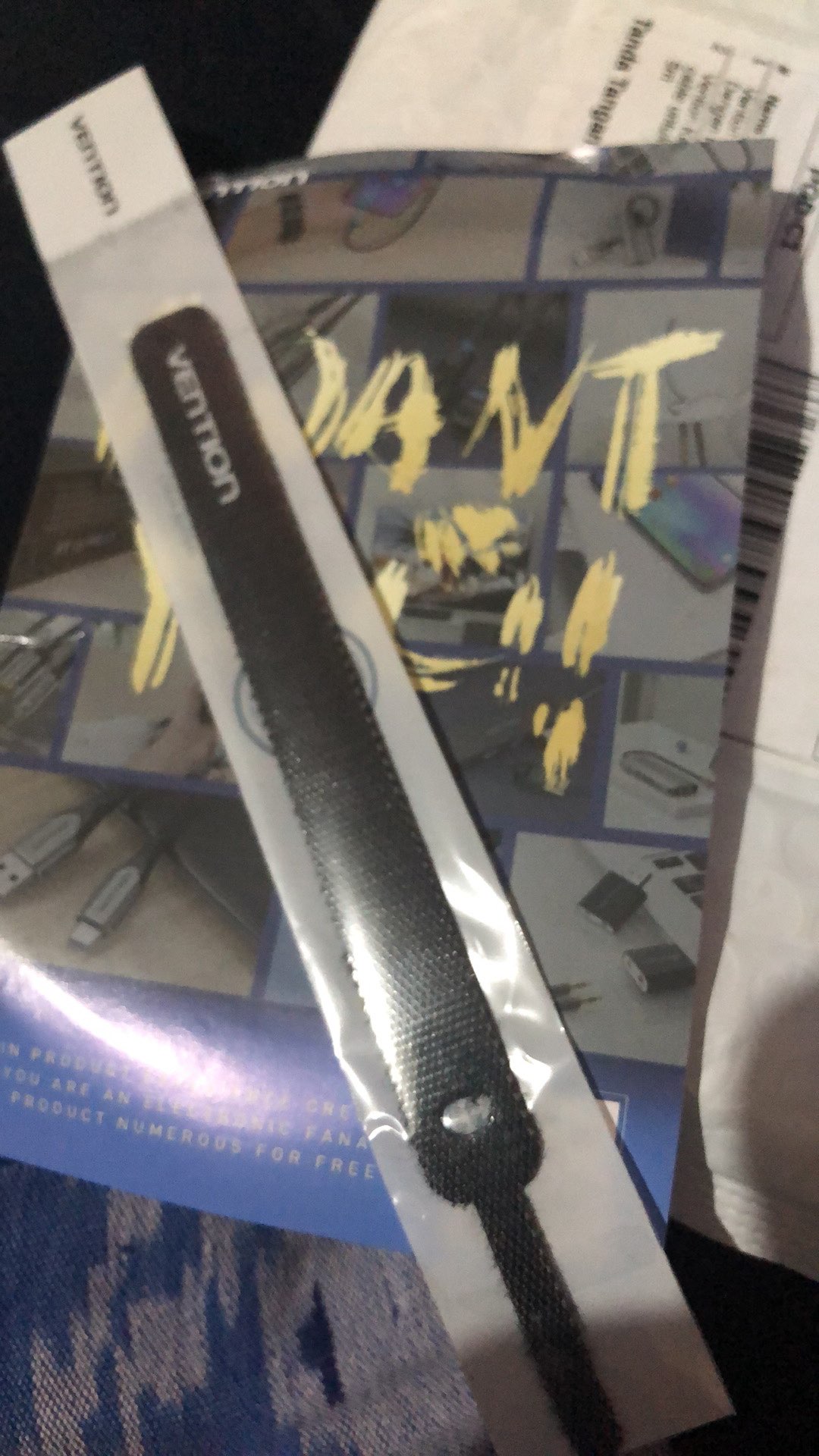 Vention Tape Nilon Organizer Kabel Dengan Perekat