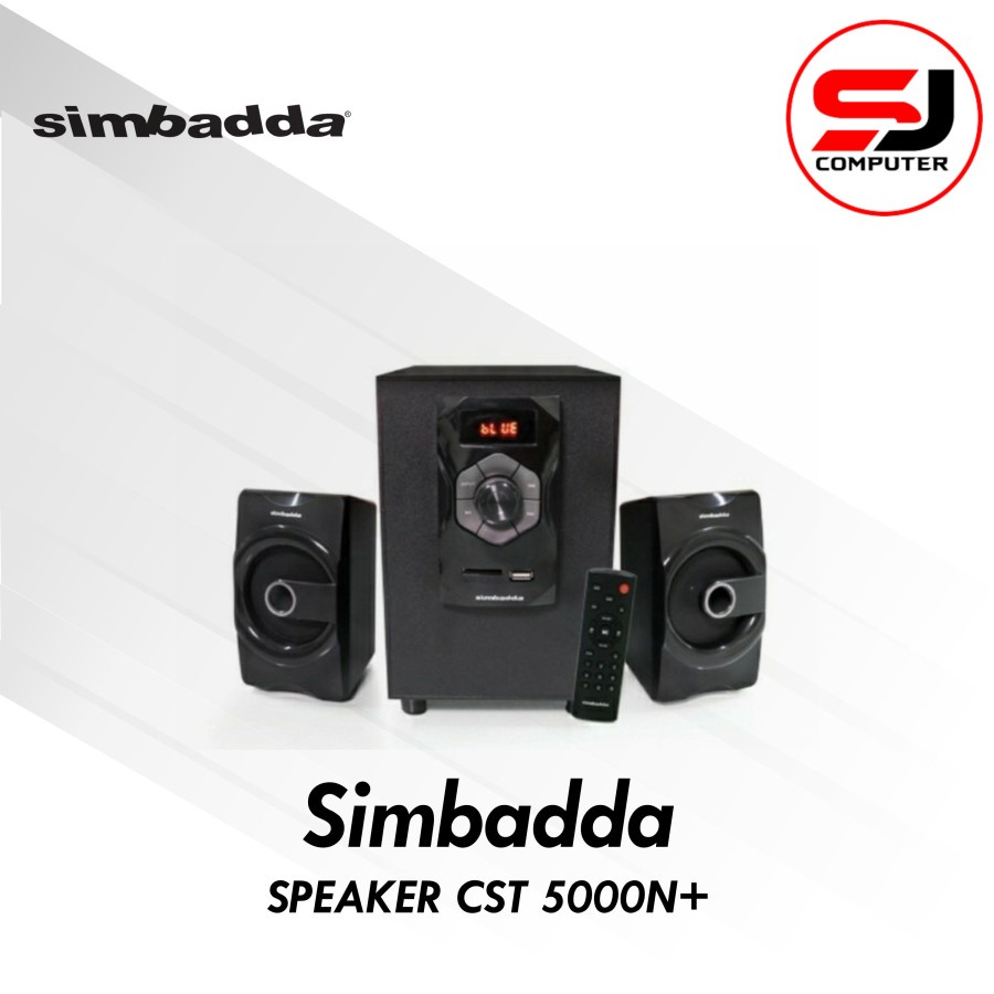 Simbadda Speaker Multimedia Bluetooth Radio USB CST 5000N+ | Remote