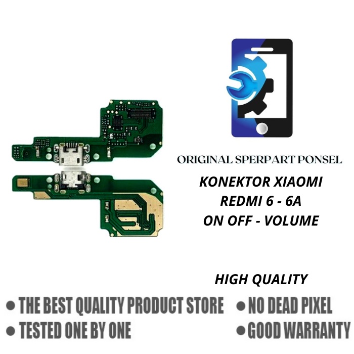 KONEKTOR CAS - PAPAN CAS XIAOMI REDMI 6 - REDMI 6A KUALITAS ORIGINAL