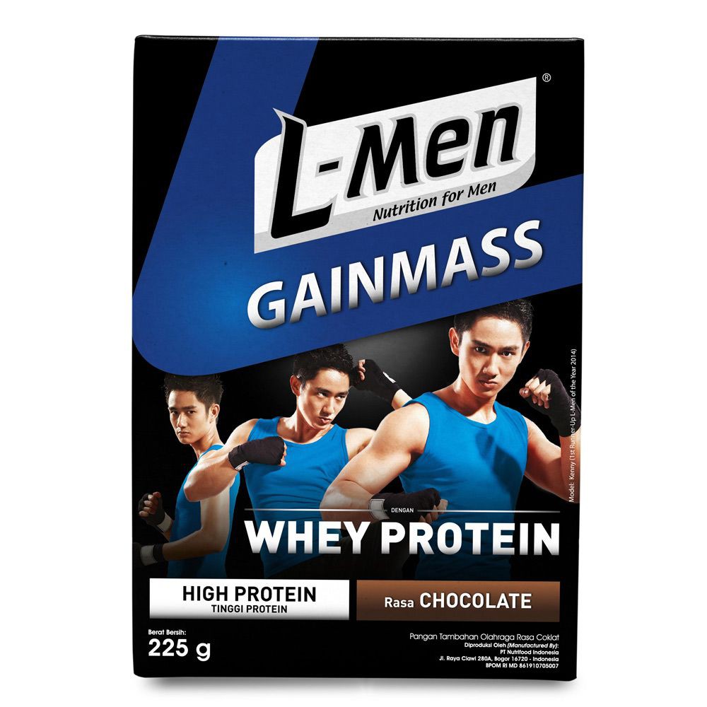 

L-Men Gain Mass For Men rasa coklat 225 gram