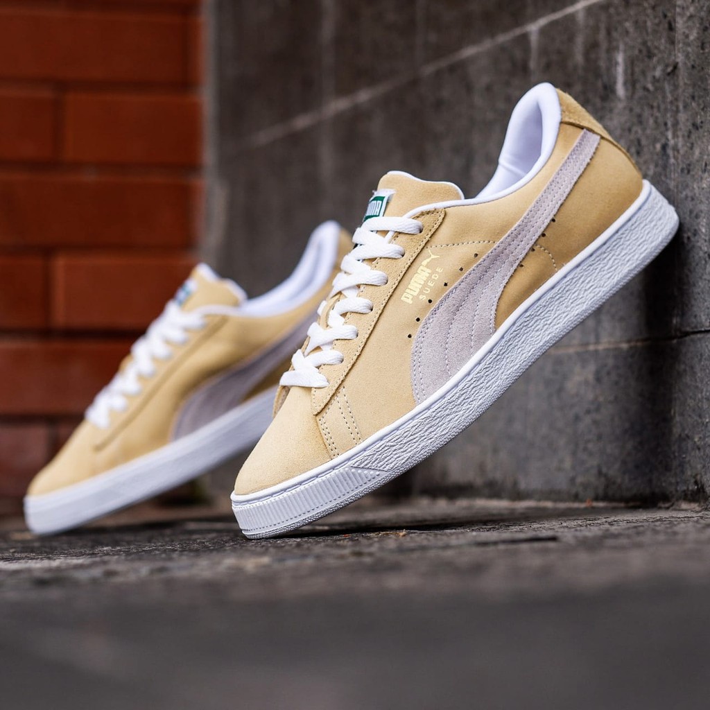 puma suede honey mustard