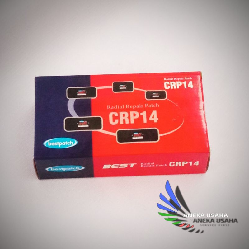Bestpatch CRP14 isi 10pcs. Karet tambal ban Radial mobil