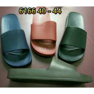 6166cowok sandal  pria karet jellly luofu  sendal cowok 