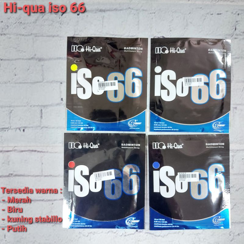 Senar Badminton Hiqua iso 66