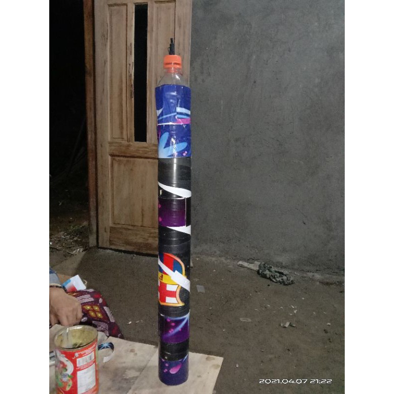 meriam mainan kaleng mix pipa