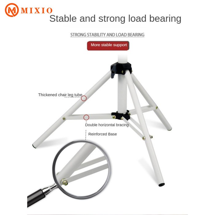 MIXIO - Tripod 170cm / 1.7m for Photography/Studio/Live Streaming