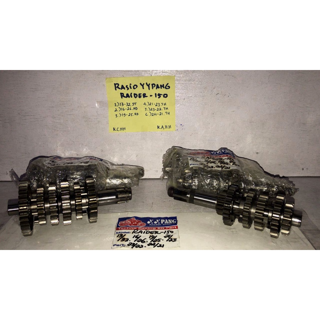 Gigi Rasio Yypang untuk Suzuki Raider Satria FU 150