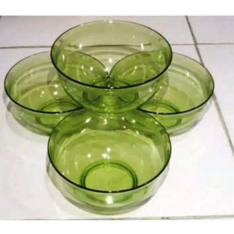 

Crystal Bowl / Mangkuk Ecer + packing bubble + dus