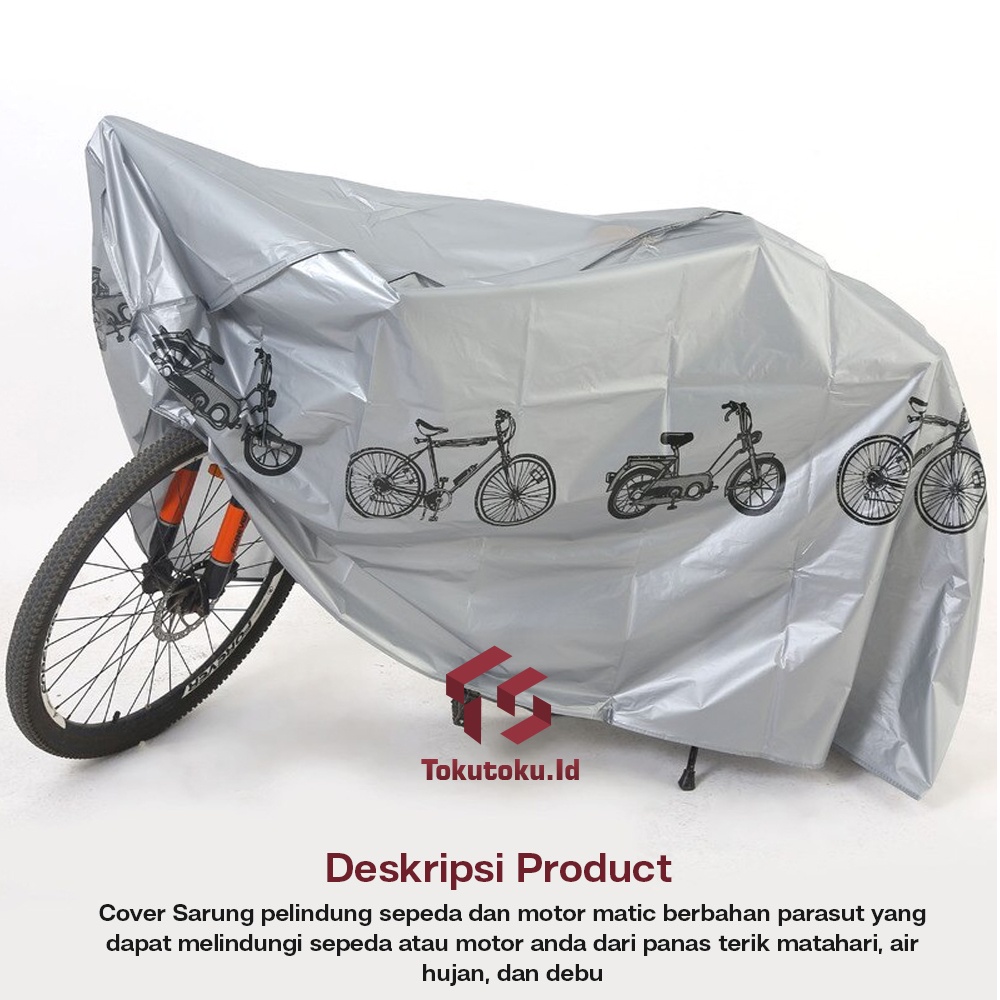 Cover Sarung Penutup Sepeda Dan Motor Matic Pelindung Anti Air