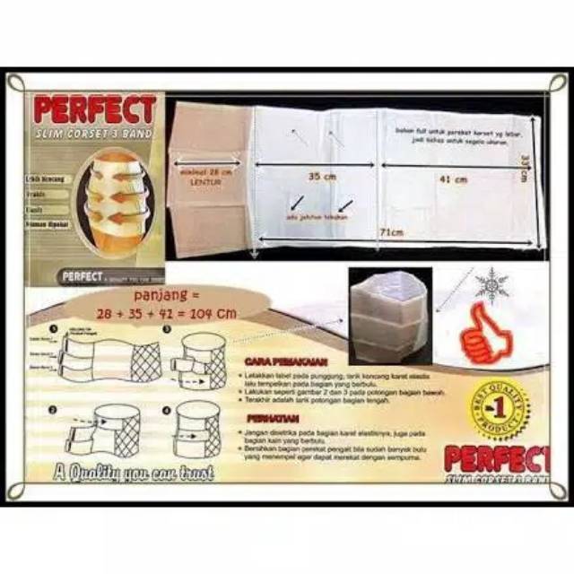 GURITA IBU 3BAN / Korset Rekat / Jelita AllSize/Perfect Jumbo