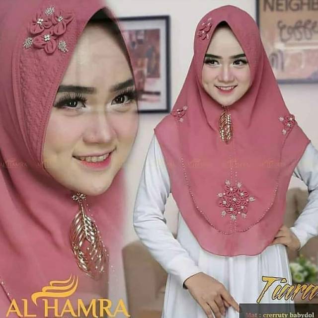 Hijab Instan Tiara Bahan Ceruti Babydoll