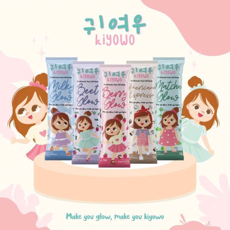 

✅COD FREEONG / MASKER BY KIYOWO KOMEDO BLACKHEAD / OAT PREMIUM / ORGANIC FACE MASK WASHOFF ORGANIK