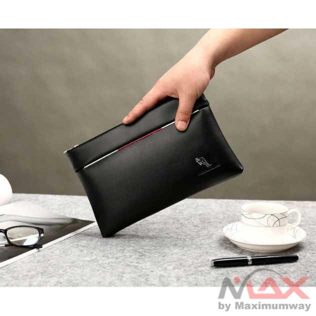 Rhodey 100% ORIGINAL ori Tas Genggam besar Dompet Kulit asli sapi Import kerja kantor pria 1