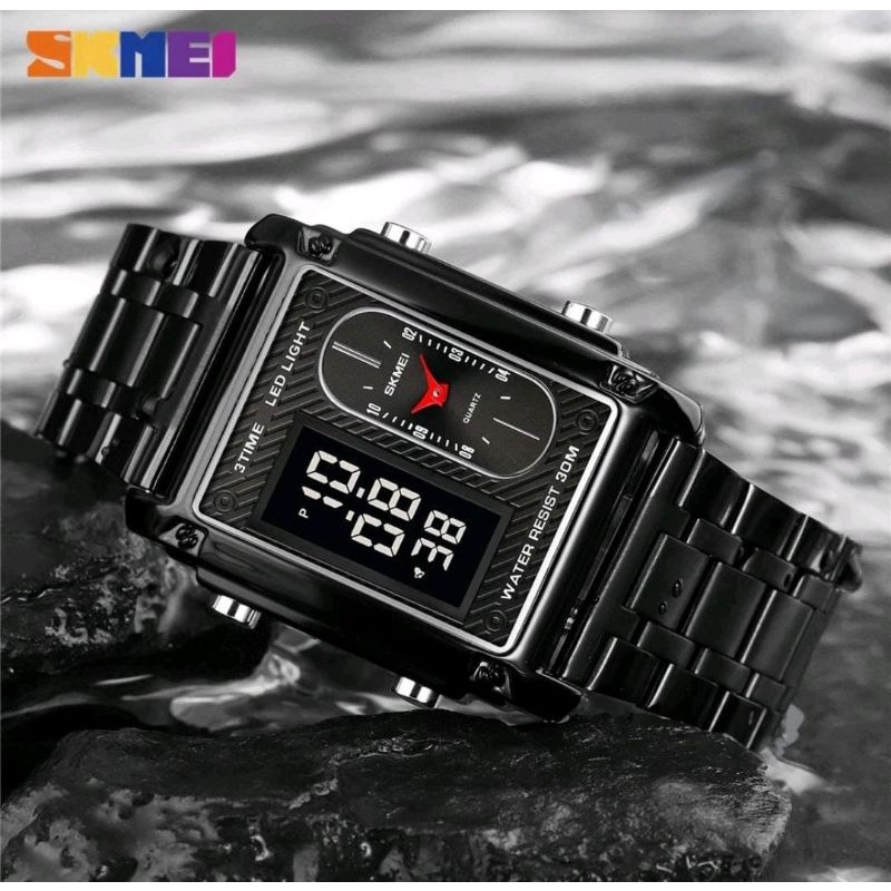 TRENDING SKMEI 1868 Jam Tangan Pria Digital Analog Dual Time Sport Watch