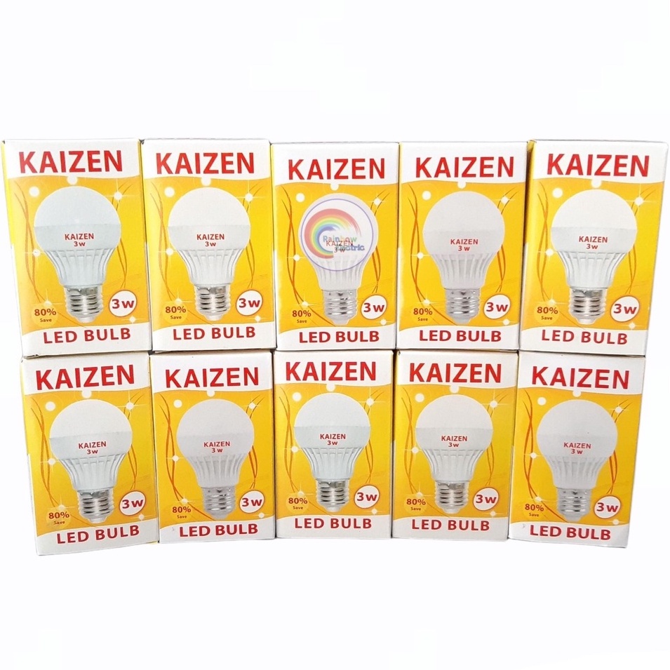 Paket 10 Pcs Kaizen Lampu LED 3 Watt