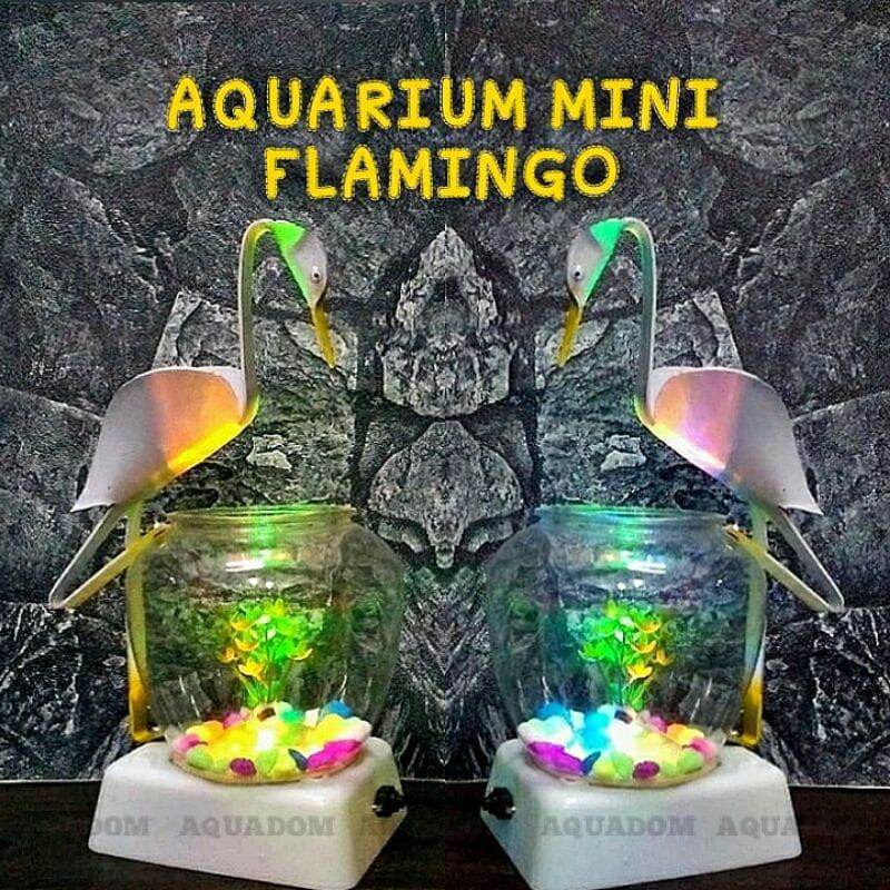 AQUARIUM MINI FLAMINGGO | AKUARIUM FLAMINGGO | BISA COD | AQUARIUM IKAN HIAS