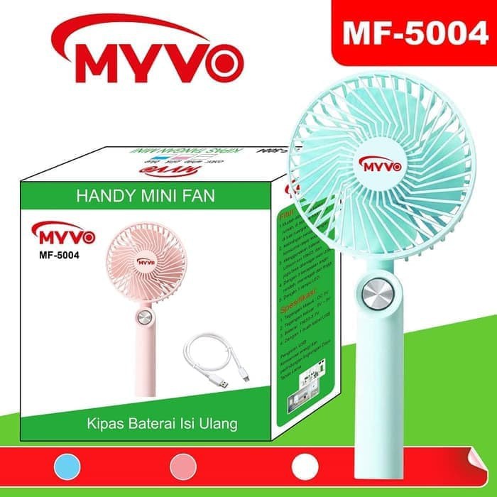 Kipas Angin / Mini Fan Portable Gagang Myvo 5004