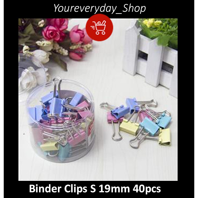 

YES Binder Klip/Paper Clip Warna Warni Size S 19mm