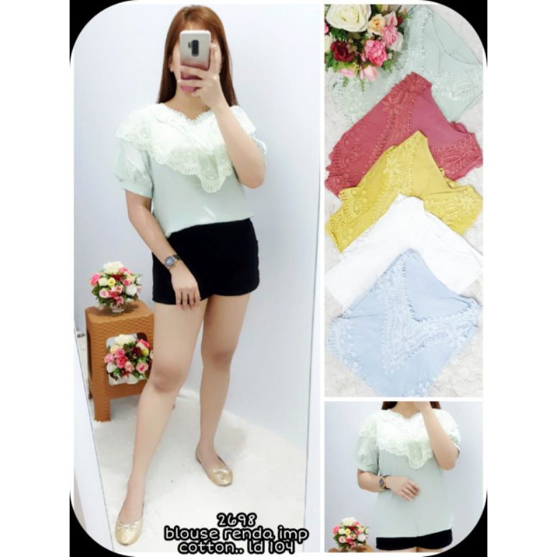 Blouse renda import Katun 2698