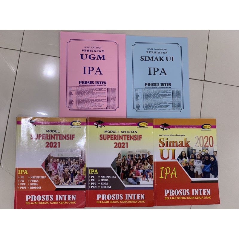 Buku Paket INTEN SAINTEK 2021 Mandiri