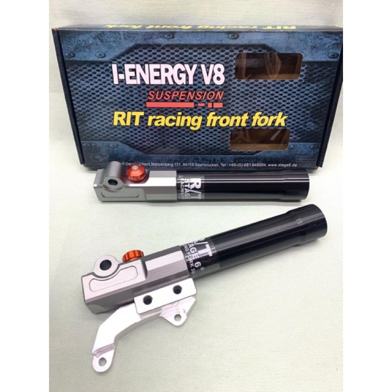 BOTTOM SHOCK DEPAN RT STAGE 6 2 PISTON MIO FINO BEAT SCOOPY VARIO