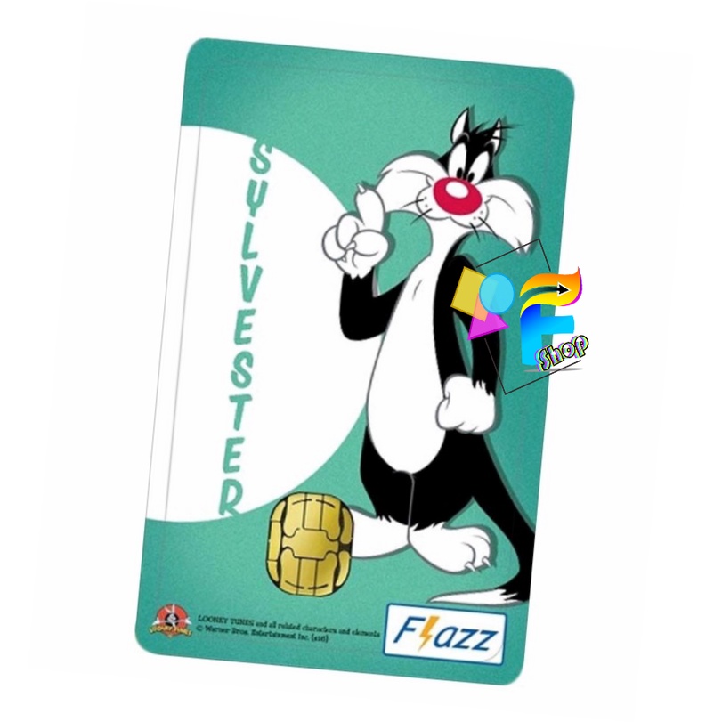 Kartu eMoney eToll Flazz BCA gen 1 edisi Looney Tunes