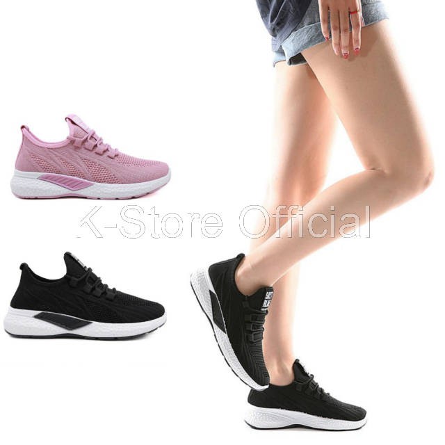 K-Store Official - PVN Sepatu Sneakers Wanita Import Sepatu Olahraga Kasual Sport Shoes 229