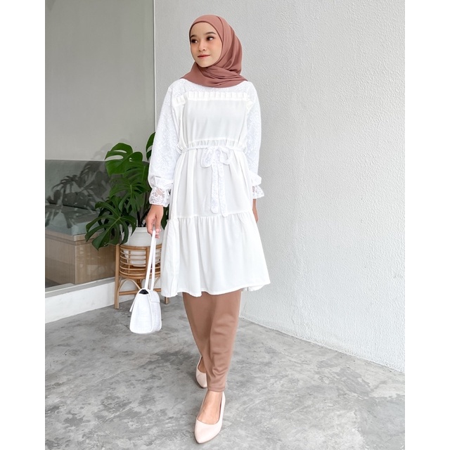 JEAN TUNIK - TUNIK BROCADE - TUNIK PESTA - BAJU PESTA - BAJU KONDANGAN - TUNIK WANITA