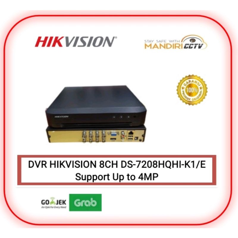 DVR Hikvision DS-7208HQHI-K1/E