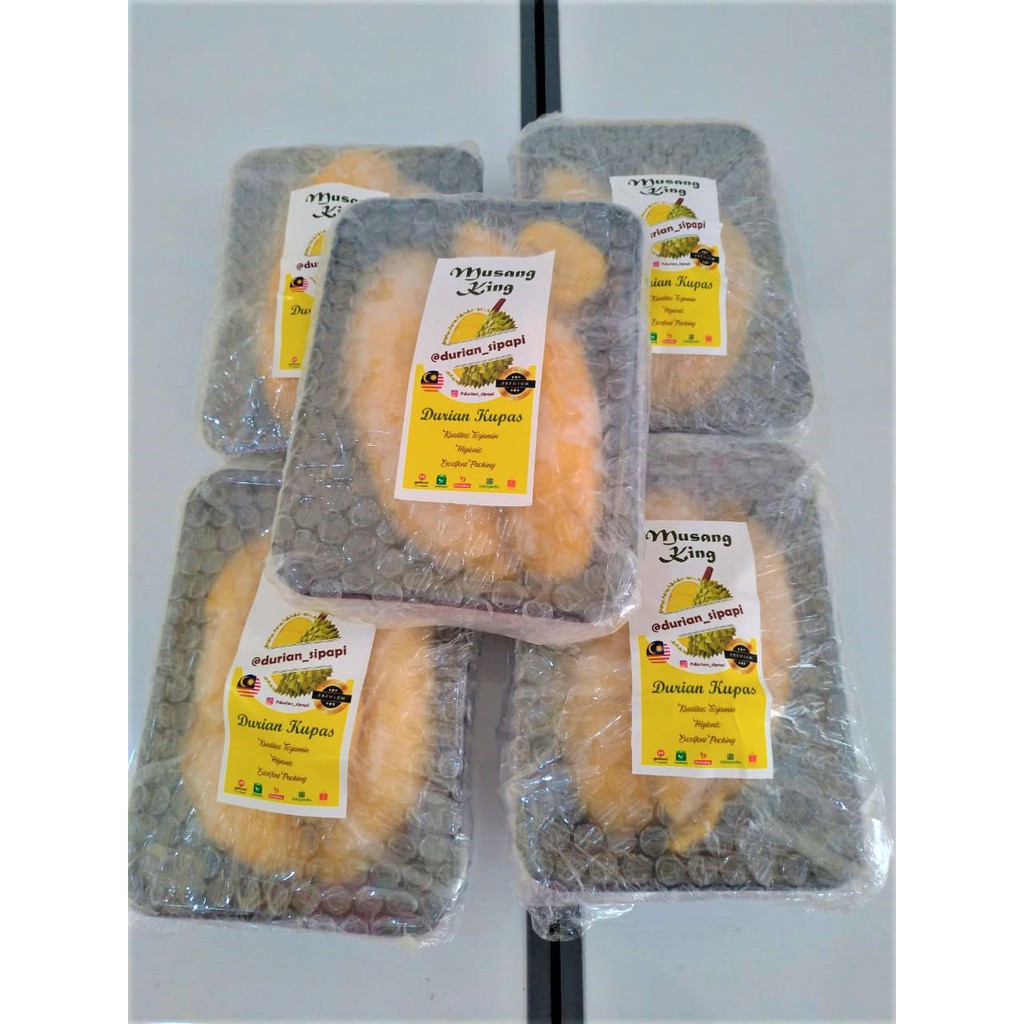 

Durian Kupas Musang King Frozen Original Malaysia - Duren Musangking - Durian Sipapi